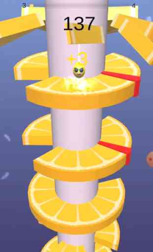 Orange Helix Jump - Tower Helix Crush 2