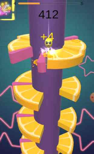 Orange Helix Jump - Tower Helix Crush 3