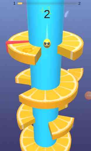 Orange Helix Jump - Tower Helix Crush 4