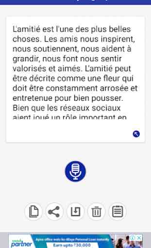 French Voice Typing 2