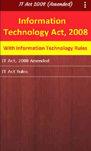 Information Technology Cyber Law IT Act, 2008 1