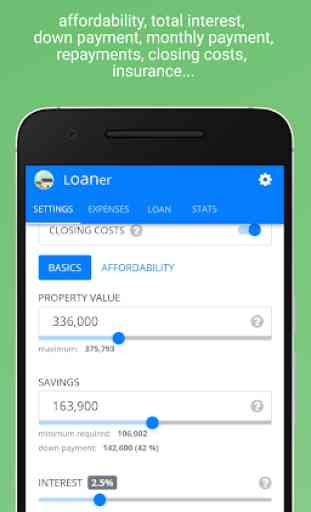 Loaner | Mortgage calculator 1