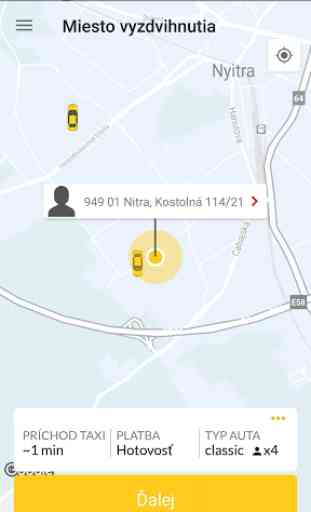 Moje Taxi Nitra 3