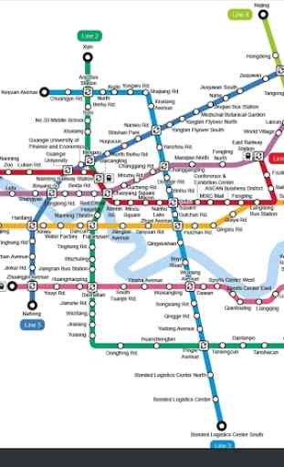 Nanning Metro Map 2