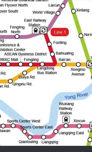 Nanning Metro Map 3
