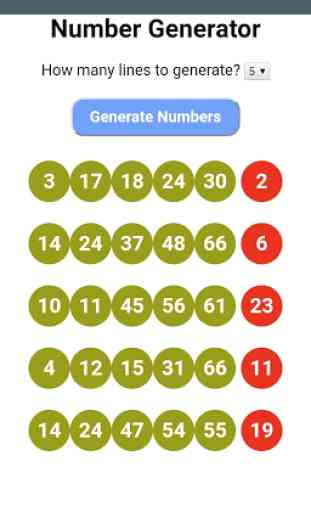 California Lottery Number Generator and Systems 2