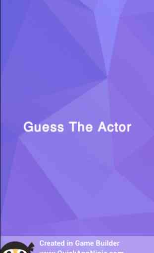 Guess The Actor 1