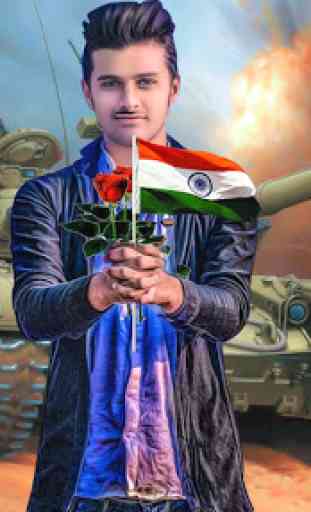 Indian Flag Photo Frame 4