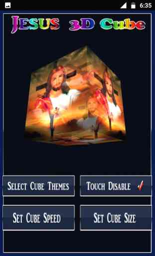 Jesus 3D Cube HD Live wallpaper 4
