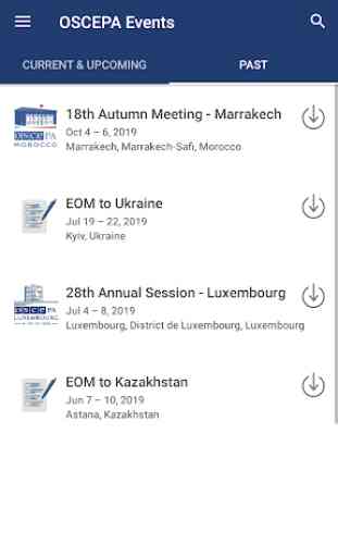 OSCE PA Events 2