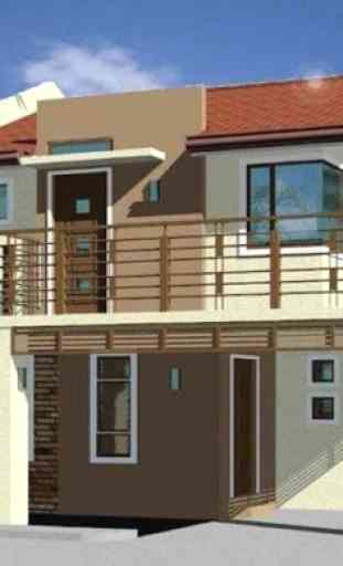 Design de maison minimaliste 2 étages 4