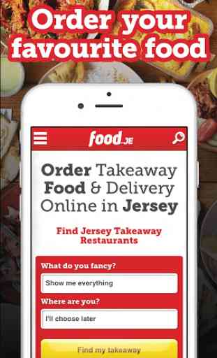Food.je - Takeaway Delivery Jersey 3