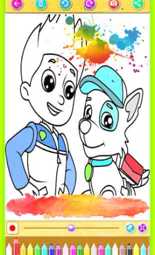 Paw Pals - Puppy Pups Patrol Coloring Book 4
