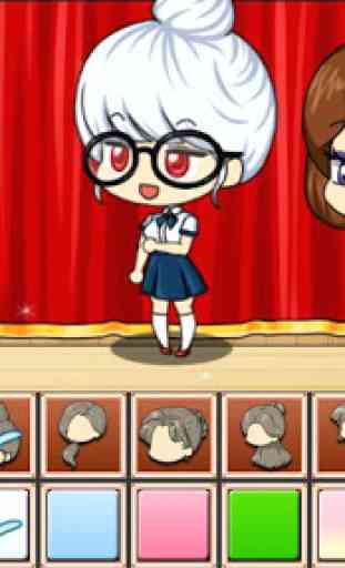 School Pretty Girl2 : dress up game 2