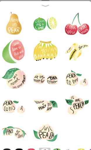 Stickers Fruits Pun 3