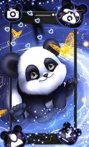Thème de panda mignon galaxie 1
