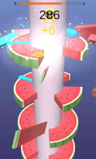 Watermelon Helix Jump - Tower Helix Crush 4