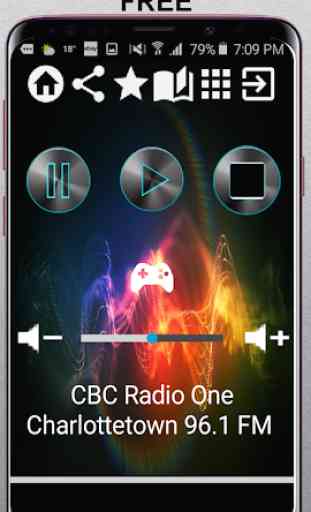 CBC Radio One Charlottetown 96.1 FM CA App Radio F 1
