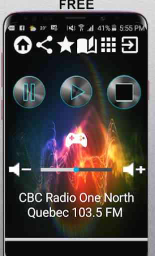 CBC Radio One North Quebec 103.5 FM CA App Radio F 1
