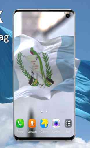4K Flag of Guatemala Video Live Wallpaper 1