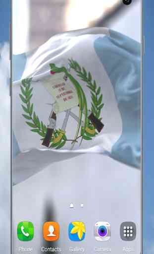 4K Flag of Guatemala Video Live Wallpaper 2