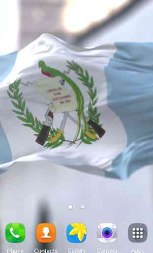 4K Flag of Guatemala Video Live Wallpaper 4
