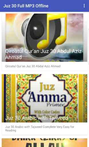 Al Qur'an Juz 30 Mp3 Offline Ibrahim Al Jibreen 1