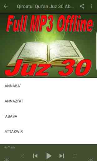 Al Qur'an Juz 30 Mp3 Offline Ibrahim Al Jibreen 2