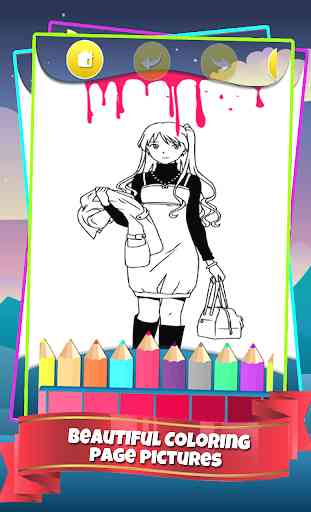 Anime Manga Coloring Book  2