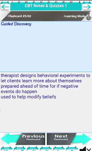 CBT Cognitive Behavioral Therapy Review +2000 Quiz 4
