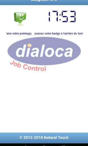 Dialoca Job Control - Badgeuse 1