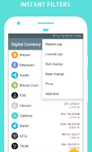 Digital Currency Live Pricing 3