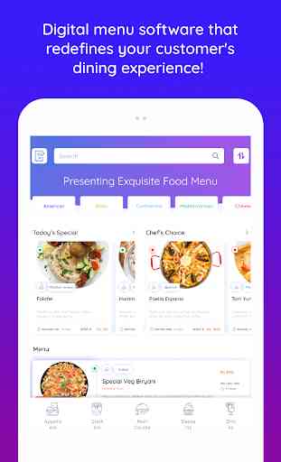 Digital Menu for Restaurants 3