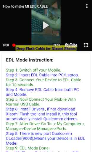EDL Cable | EDL Mode 4