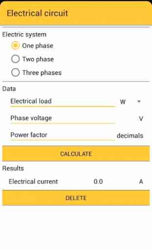 ElectricCal Pro (AC electrical calculations) 2