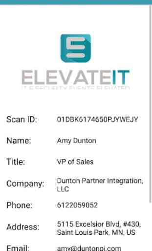 ElevateIT - Badge Scanner App 1
