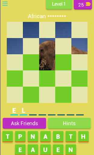Endangered Species Guess Game 1
