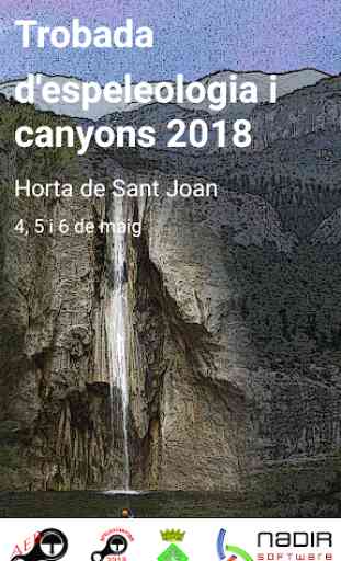 Espeleologia i Canyons 2018 1