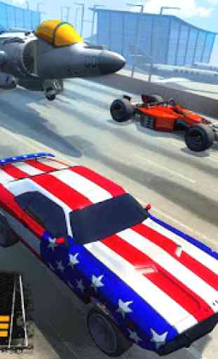 Extreme Car Racing Vs Runway Jets 1