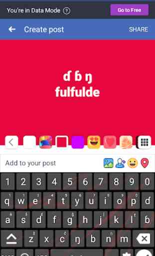 Fulfulde English Keyboard : Infra Keyboard 2