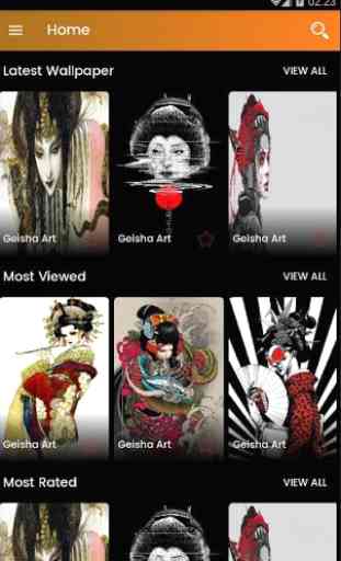 Geisha Art Wallpaper 1