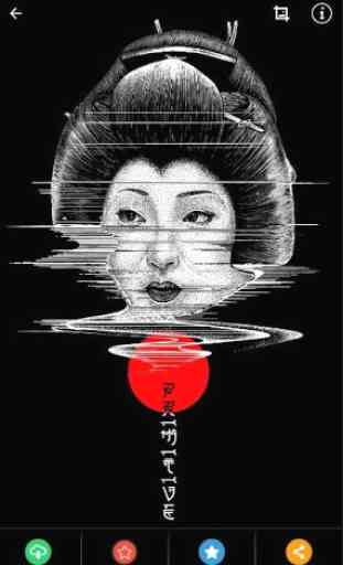Geisha Art Wallpaper 3