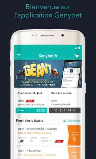 Genybet – Paris hippiques et sportifs 1