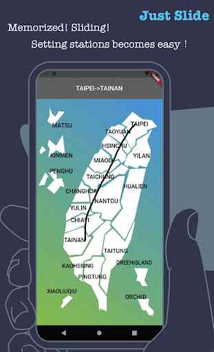 GoTaiwan - Railway Transportation Searching App 1