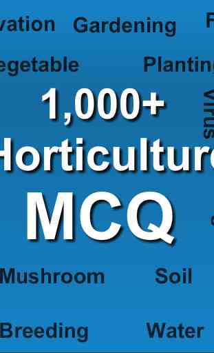 Horticulture MCQ 1