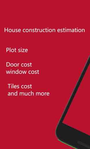 House construction estimation 1