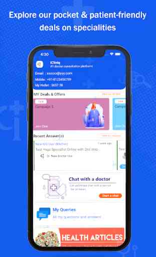 iCliniq Lite - Connect with a doctor 1
