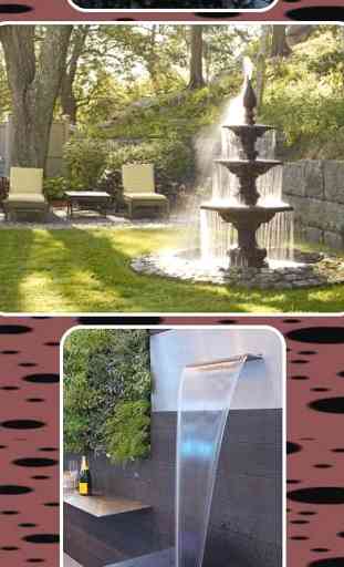 Idées de fontaines d'eau de jardin en plein air 4