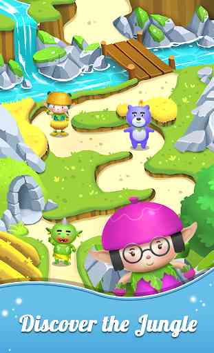 Jungle Fruit Splash: A match 3 game 3