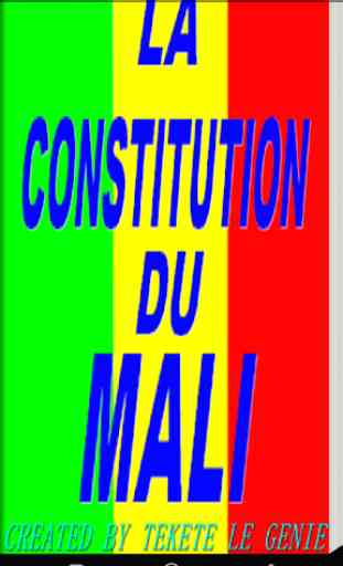 La constitution du Mali 1